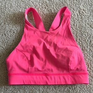 Hot Pink Lululemon sports Bra